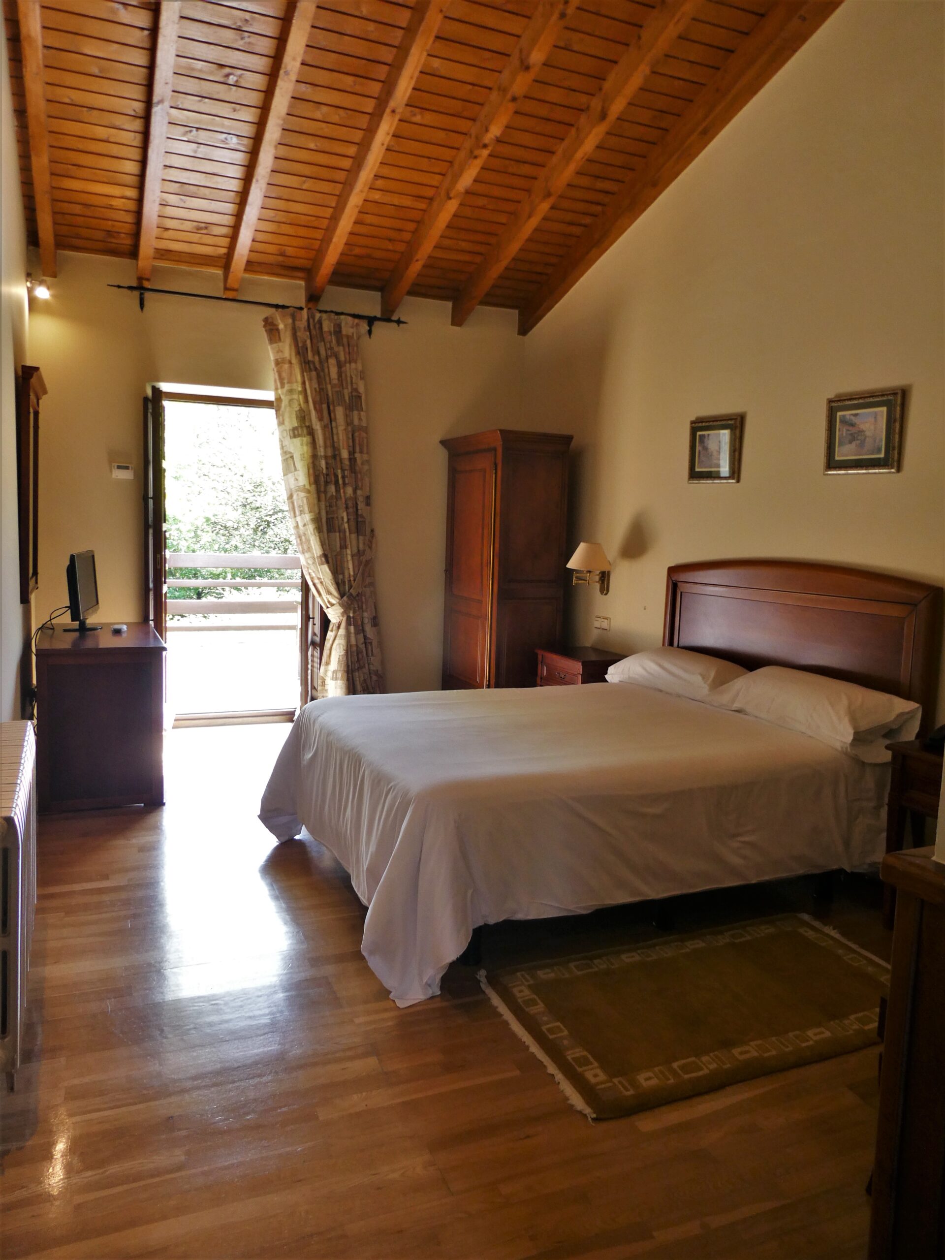 habitación doble con terraza